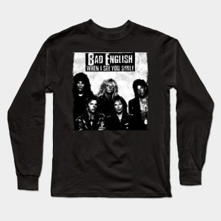 Bad English Grunge Style Long Sleeve T-Shirt